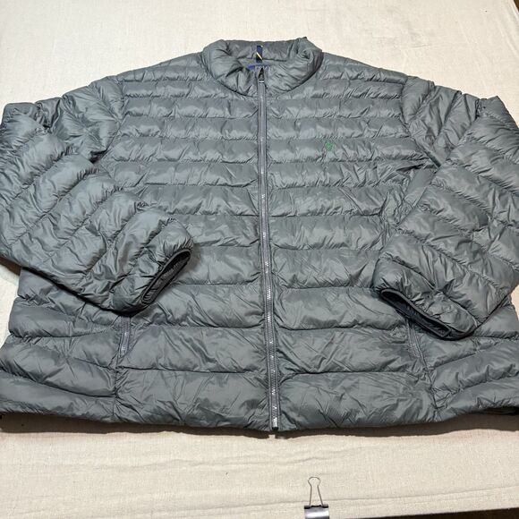 Polo Ralph Lauren Bleeker Lightweight Packable Men’s Size 4XB Gray Big And Tall - Picture 2 of 6